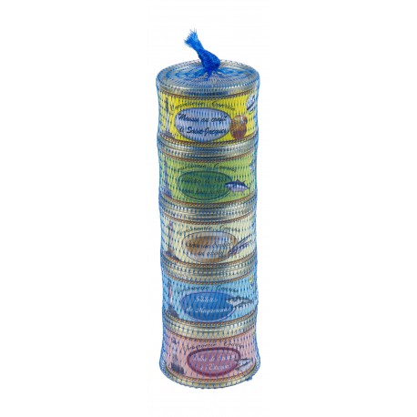 Set of 5 fish spreads (65 gr)