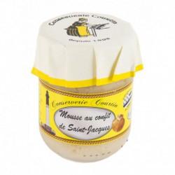 80 gr glass jar of scallop mousse