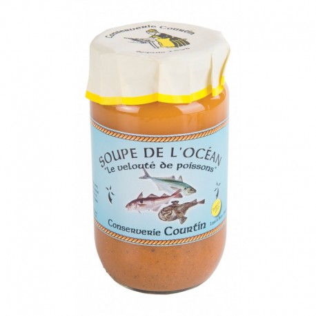750 gr glass jar ocean fish soup