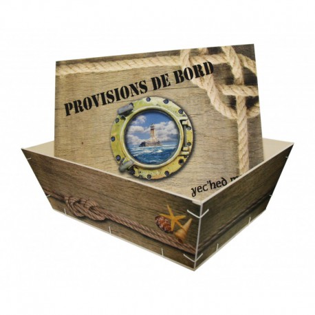 Grande bourriche provisions de bord