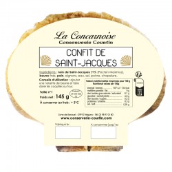 Lot de coquilles Saint-Jacques fraîches 145 g