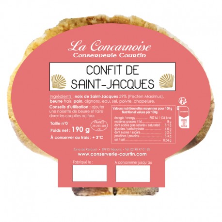 Lot coquilles St-Jacques fraîches 190 g