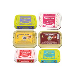 Filets de sardines à la sauce armoricaine 115g - Conserverie courtin