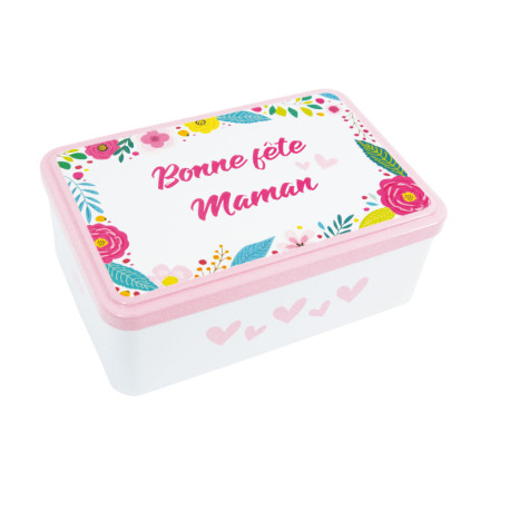 Coffret "Bonne fête Maman" 4 verrines de poissons 80 g avec son couteau