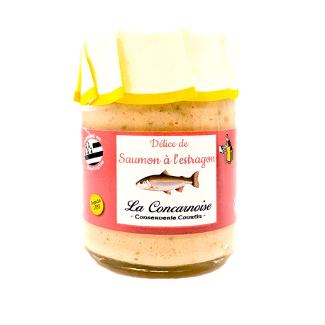 Verrine de délice de saumon à l'estragon 80g