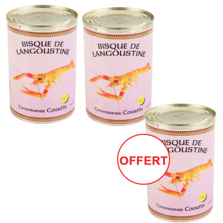 2 bisques de langoustine (400g) achetés la 3 ème offerte