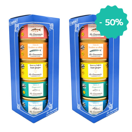 1 ETUI 5 x 130G RILLETTES COURTIN ACHETE, 50% SUR LE 2EM...