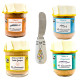 Coffret "Bonne fête Maman" 4 verrines de poissons 80 g avec son couteau