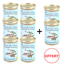Offre spéciale : 6 soupes de poissons 400g + 2 offertes