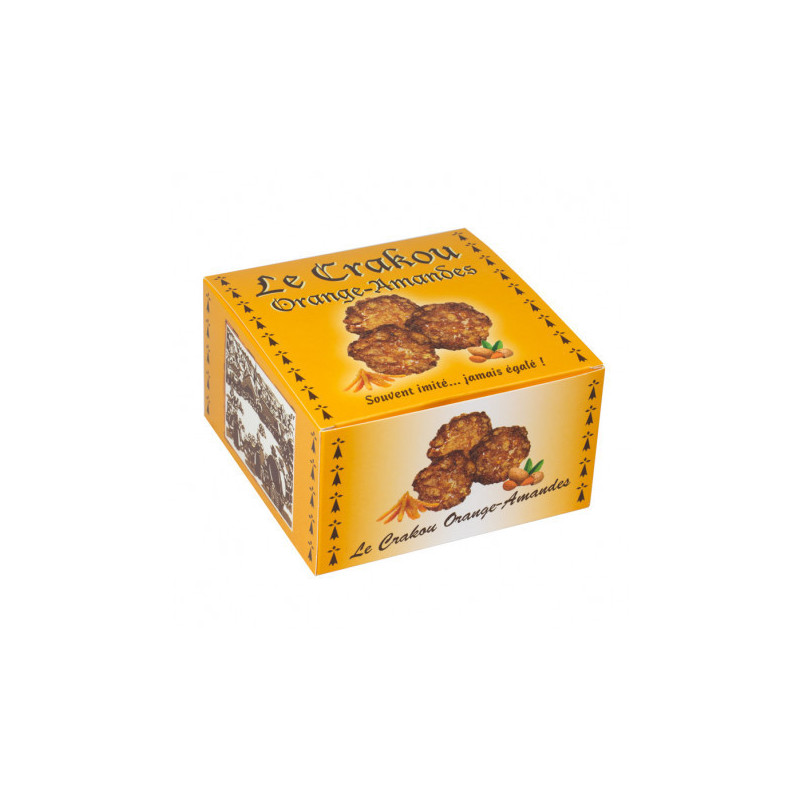 Le Crakou Orange et Amandes - Étui carton 200g