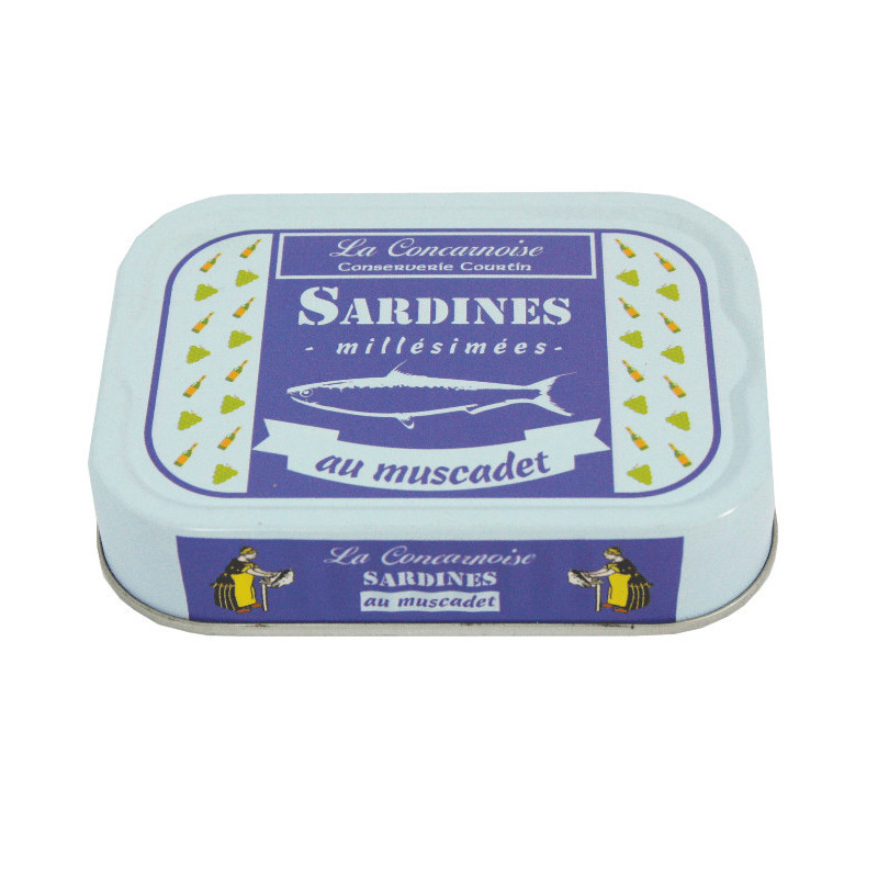 Sardines au muscadet et aux aromates 115g millésimées