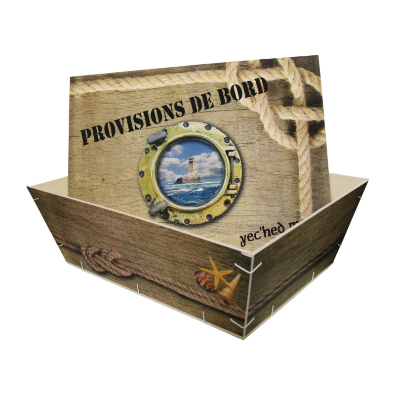 Grande bourriche provisions de bord
