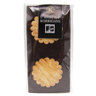 Tablette chocolat noir Galettes 80g