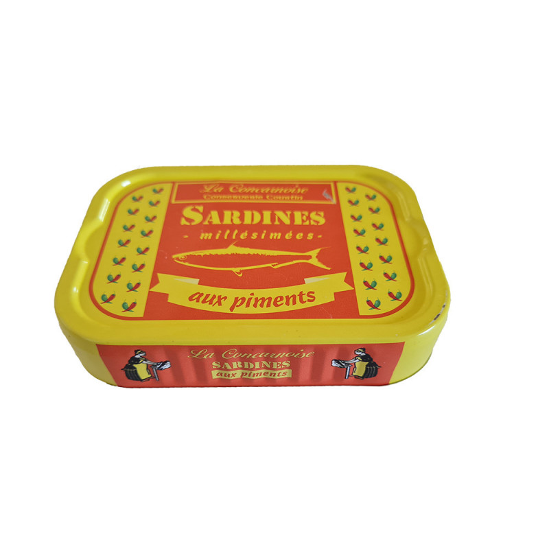 Sardines aux piments 115g millésimées