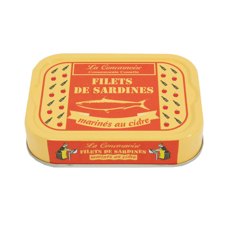 Filets de sardines marinés au cidre 115g
