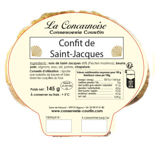 Lot de coquilles Saint-Jacques 145 g (blanc)