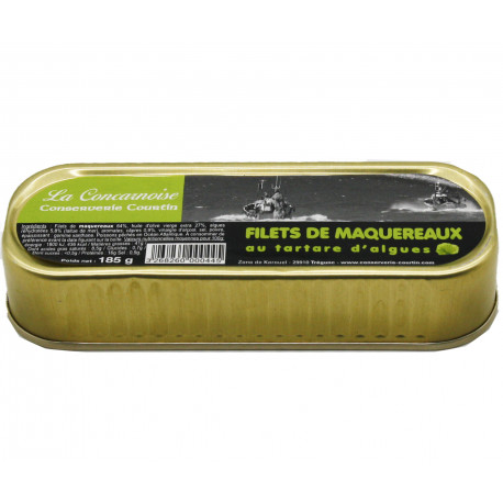 Filets de maquereaux au tartare d'algues 185g